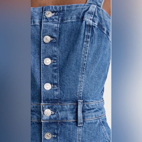 PAIGE Maddy Denim Dress in Delia - Picture 7 of 14